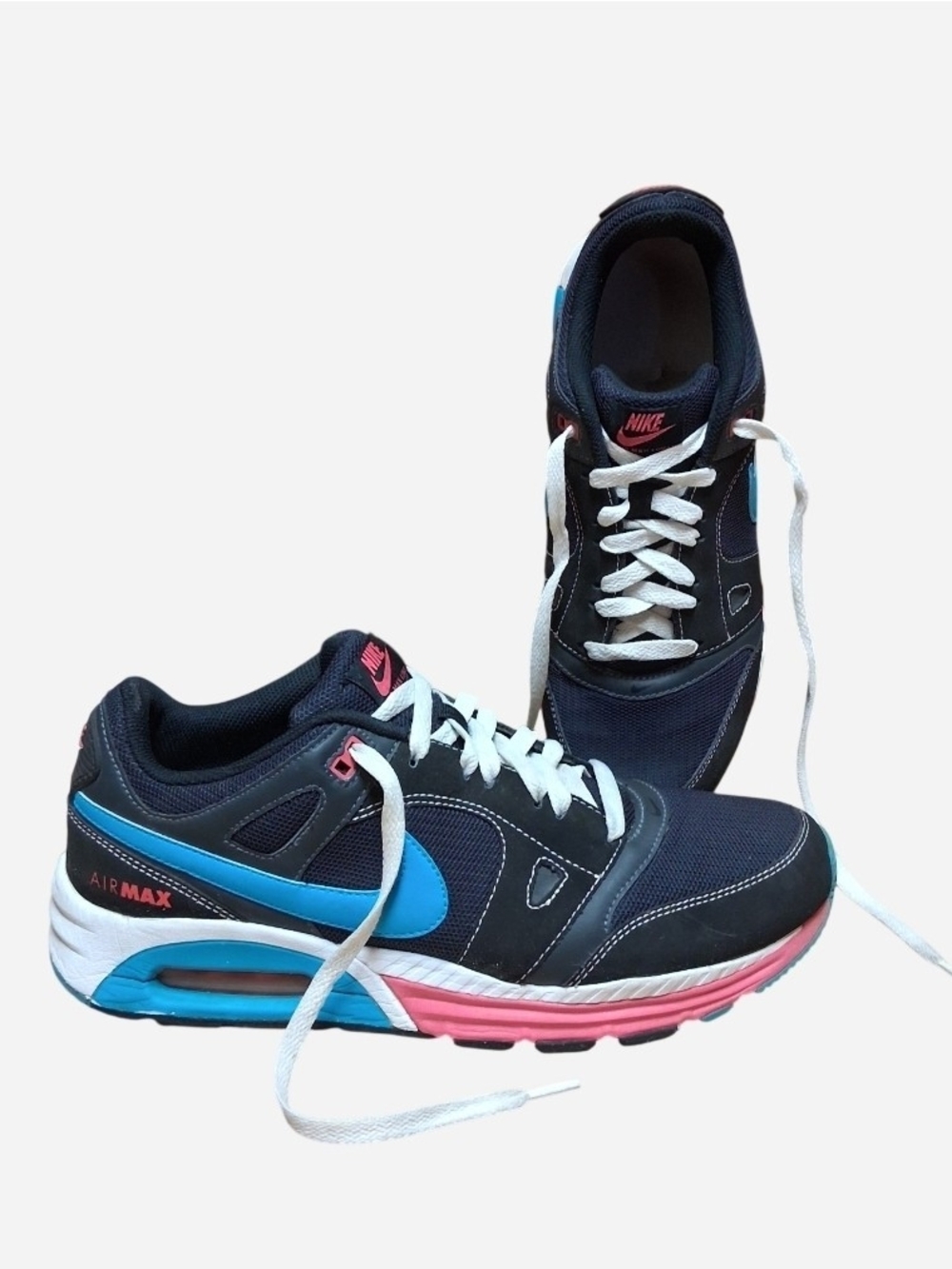 Nike Air Max Lunar 2011 Retro Men's In Black, Blue & Pink